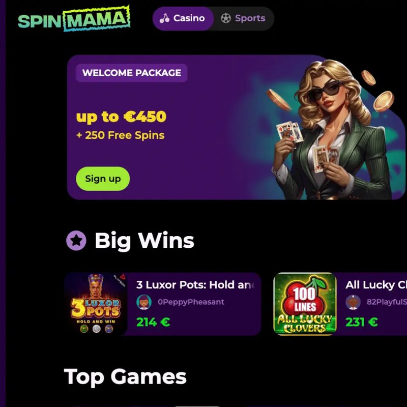 Best spinmama login in Spain